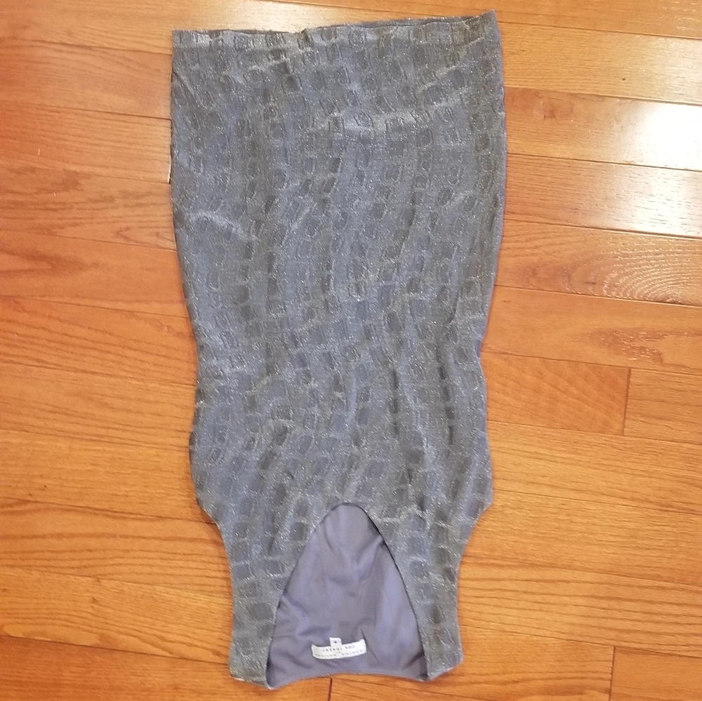 Andrea Polizzi 8 Shimmer Silver Dress